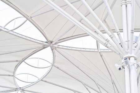 Beautiful ceiling of grandstand, Thailandの写真素材