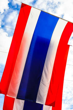 National  thai flag of Thailandの写真素材