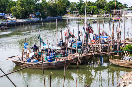Local fishing boat in Thailandのeditorial素材