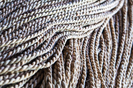 Line of ropeの写真素材