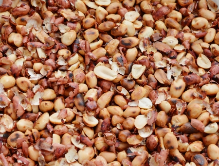 Roasted peanuts の写真素材