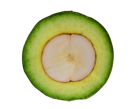 Avocado isolated on white background