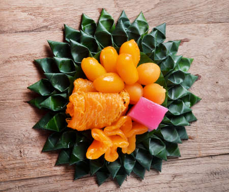 Thai desserts の写真素材