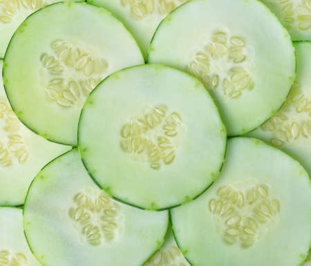 Fresh cucumber on backgroundの写真素材