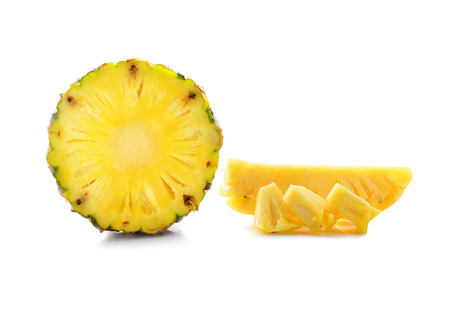 Fresh whole pineappleの写真素材