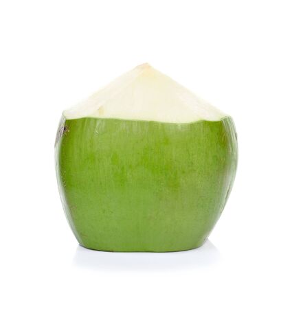 Coconut isolated on white background.の写真素材