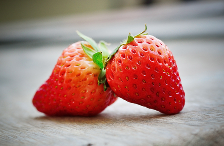 Strawberry on backgroundの写真素材