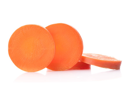 Carrot isolated on a white background.の写真素材