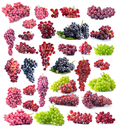 Grape isolated on white background.の写真素材