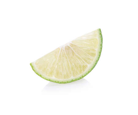 lime isolated on white background
