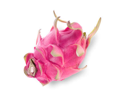 Dragon fruit  isolated on white backgroundの写真素材