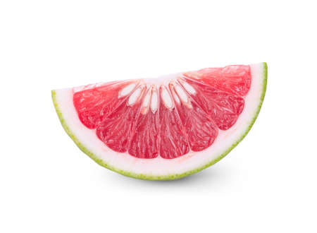 grapefruit isolated on white backgroundの写真素材