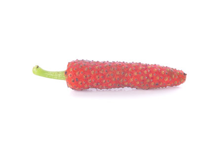 Long pepper isolated on white backgroundの写真素材