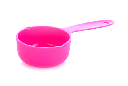 measuring cup on white backgroundの写真素材