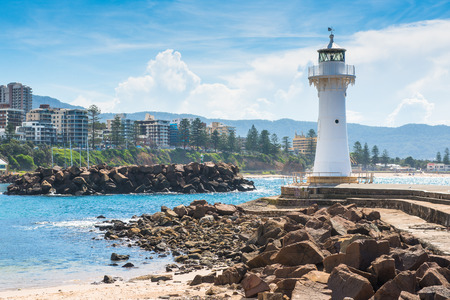 Lighthouse at wollonggongの写真素材