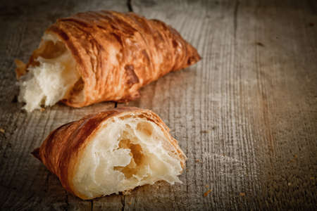 Fresh baked croissants の写真素材