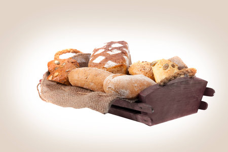 fresh bread and wheat 
