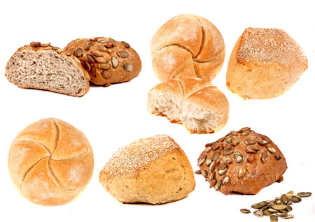 fresh bread and wheatの写真素材