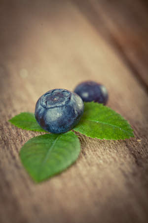 buns with blueberriesの写真素材