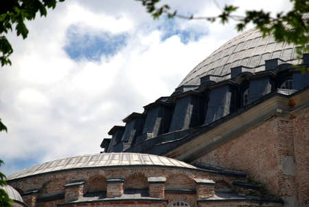 Fragment of the turkish mosque Aya Sofia の写真素材