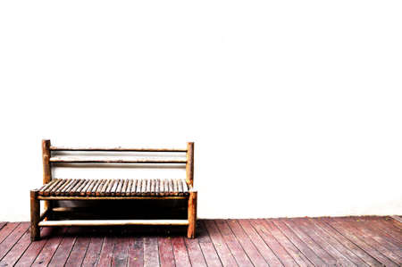 Bench with nobodyの写真素材