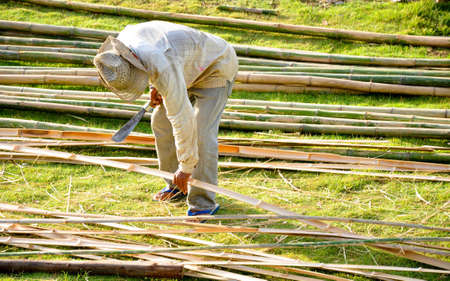 Worker for bridge buildingの写真素材