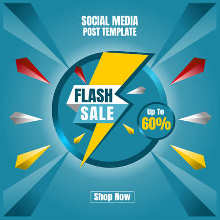 post template
social media
flash saleのイラスト素材
