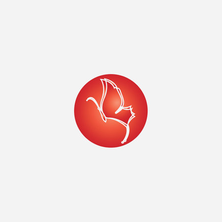 Beauty Butterfly Vector icon designのイラスト素材