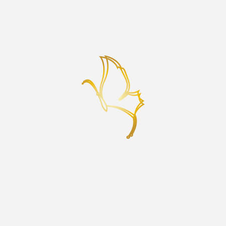 Beauty Butterfly Vector icon designのイラスト素材