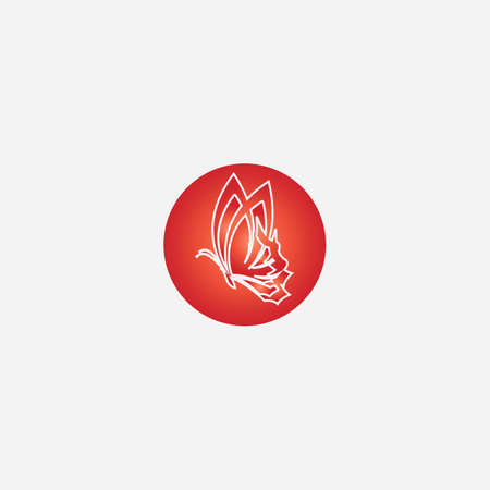 Beauty Butterfly Vector icon designのイラスト素材