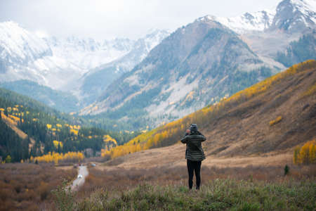 The road to the valley, taken at Aspen, Colorado