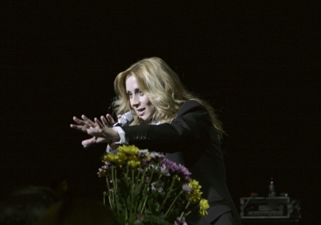   Lara Fabian. At a concert in Kiev Ukraine. 31.05.2008 のeditorial素材