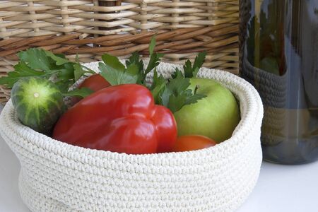 Vegetables and fruitsの写真素材