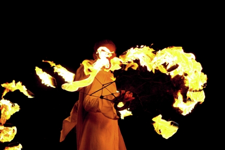 Show with fire Kiev Ukraine 06.09.2007