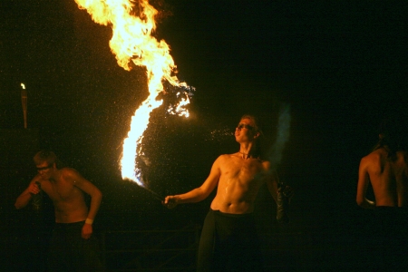 Show with fire Kiev Ukraine 06.09.2007