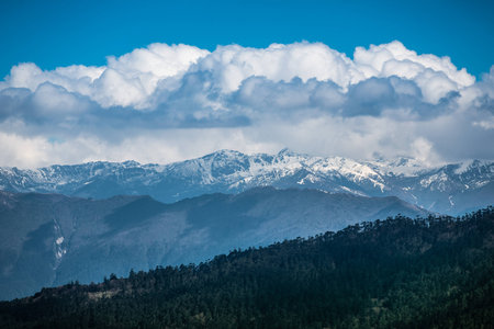 himalayan rangeの写真素材