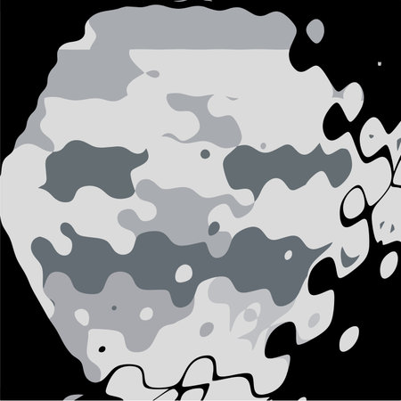 abstract background with grunge texture, black and white illustration.のイラスト素材