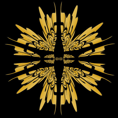 Illustration of an abstract background with a pattern in the form of a crossの素材