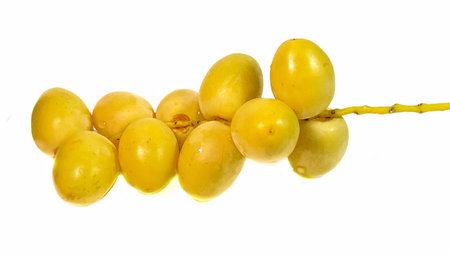 grapes on a white background close-up, isolate.