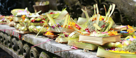 Holy ritual indonesiaの写真素材