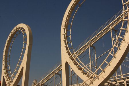 Amusement Park Roller Coaster