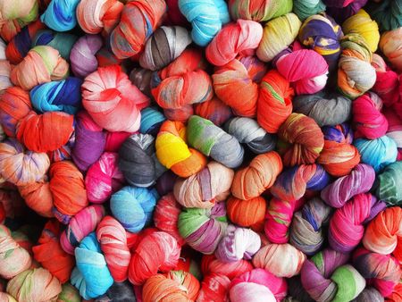 wool of different colors