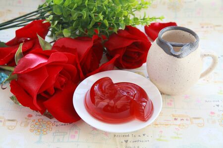 rose flowers jellyの写真素材