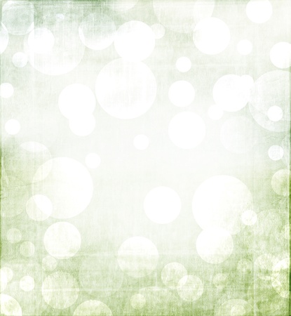 Spring or Christmas abstract background with green tones and a metalic grunge overlayの写真素材