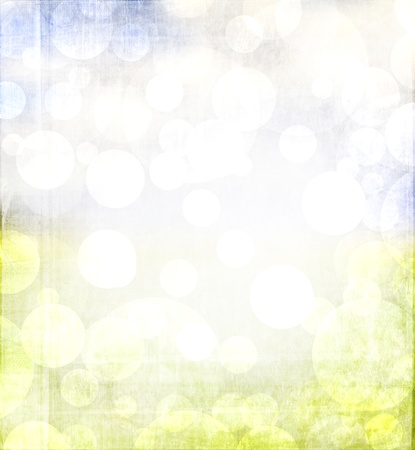 Spring abstract background with green and blue tonesの写真素材