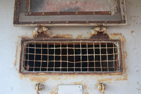 old rusty windowの写真素材