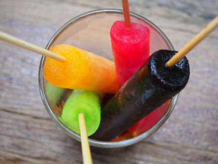 Colorful ice creamの写真素材