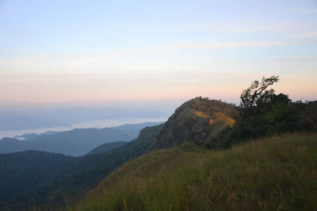 landscape with sky and clouds, Mon Chong,Chiang Maiの写真素材