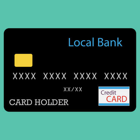Credit card illustrationのイラスト素材
