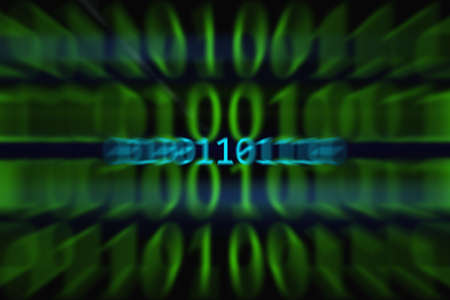 Blurred computer code used in the modern technology world.